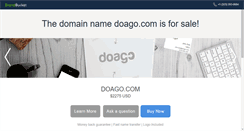 Desktop Screenshot of doago.com